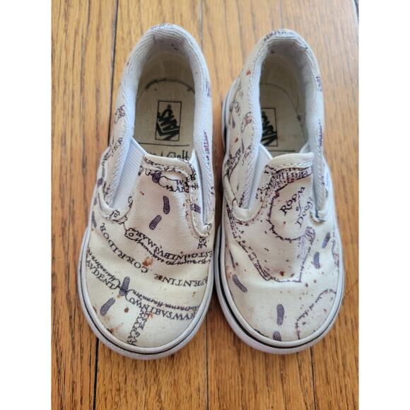 Size 7 Toddler Harry Potter Vans Michief Managed Slip On - Picture 4 of 10